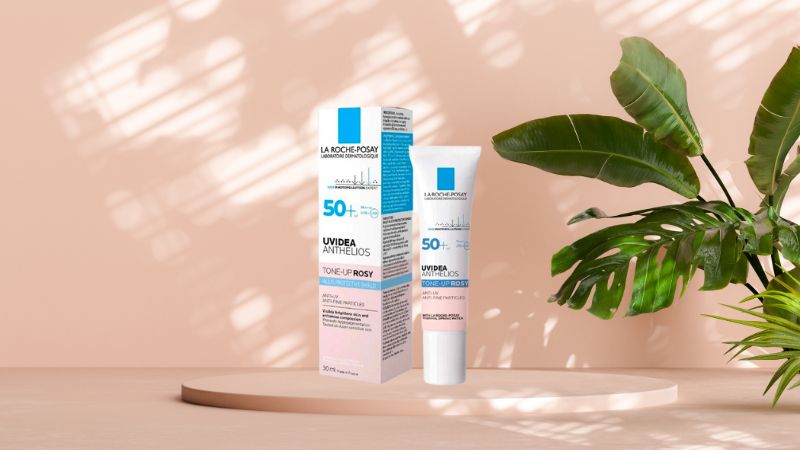 Kem chống nắng La Roche Posay Uvidea Anthelios Tone-up Rosy
