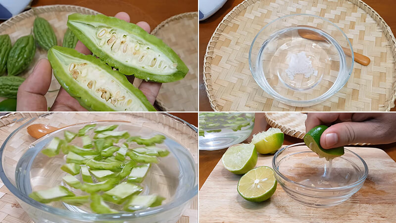 How to make bitter melon juice to reduce belly fat and smooth skin