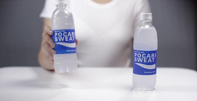Bù nước bù khoáng nhanh gấp 2 lần với nước uống vận động Pocari Sweet