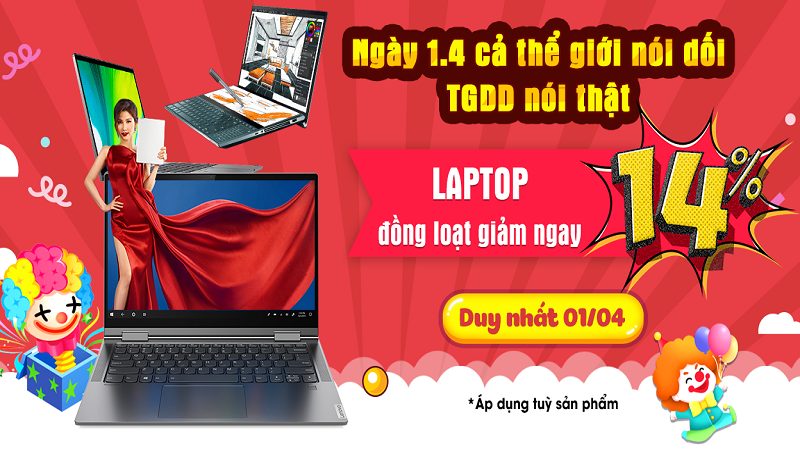 LAPTOP KHUYỄN MÃI DUY NHẤT NGÀY 1/4 LAPTOP KHUYỄN MÃI DUY NHẤT NGÀY 1/4