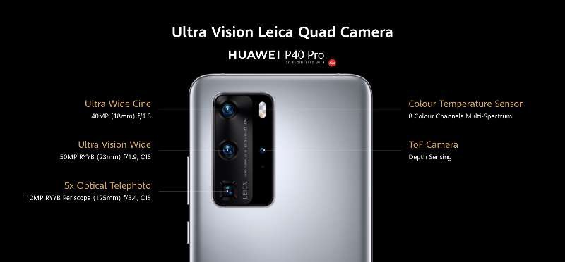 Huawei P40 và Huawei P40 Pro ra mắt: Camera 50MP, zoom quang 5x, màn hình 90Hz, sạc nhanh không dây lên tới 40W