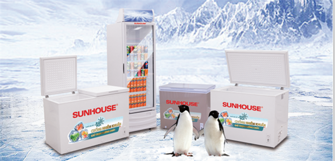 Tổng quan các dòng tủ đông SUNHOUSE năm 2020