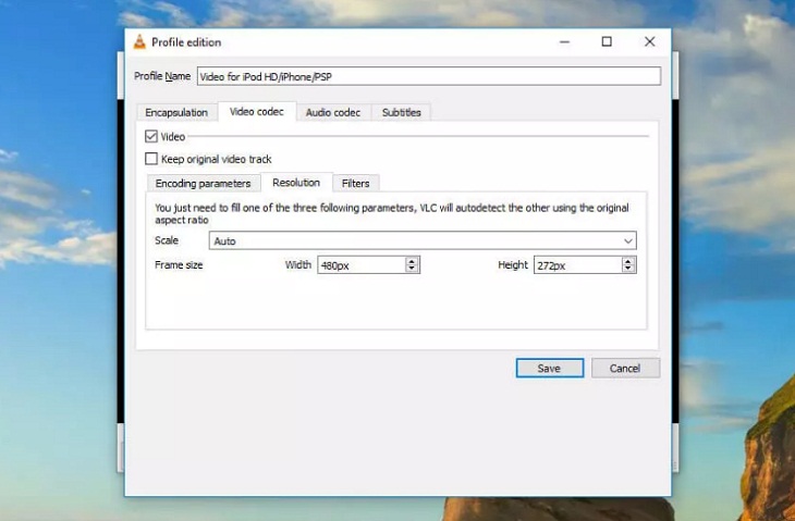 5 cách làm giảm dung lượng video mà vẫn giữ chất lượng đơn giản > Tiến hành thay đổi độ phân giải của video