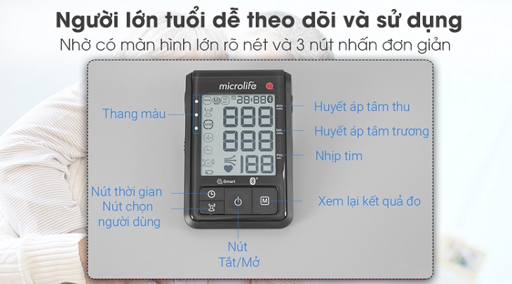 Máy đo huyết áp tự động Microlife B6 Advanced