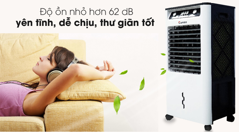 Quạt điều hòa Rapido 3000M có độ ồn rất thấp