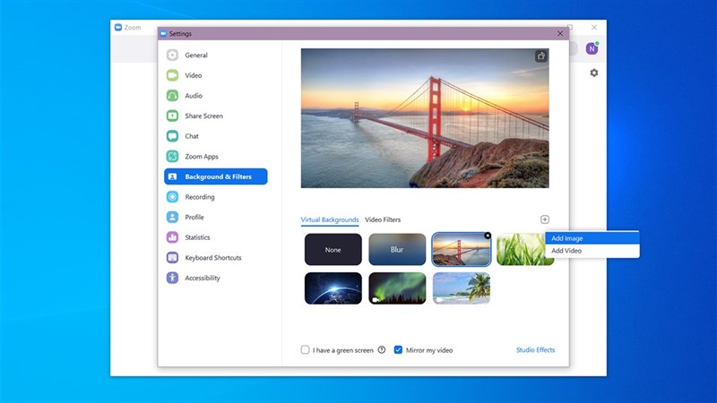 Cách đổi background trên Zoom đổi nền ảo Zoom đơn giản
