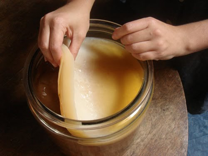 Bước 3 Gây hũ giấm mới Giấm chuối