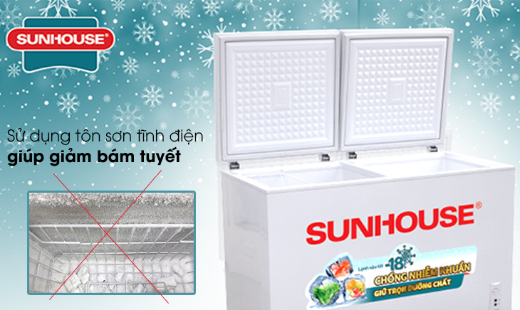 Giảm đóng tuyết nhờ lớp tôn sơn tĩnh điện