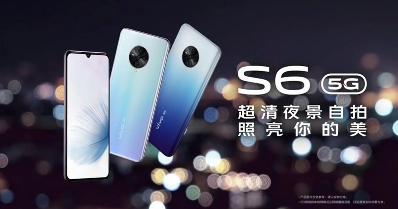 Smartphone 5G tầm trung đây rồi, Vivo S6 5G vừa ra mắt với màn hình AMOLED, chip Exynos 980, 4 camera sau 48MP