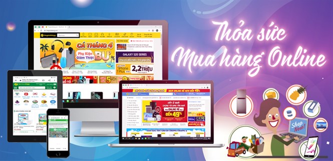 Thỏa sức mua online mùa dịch với 4 website của Thế Giới Di Động