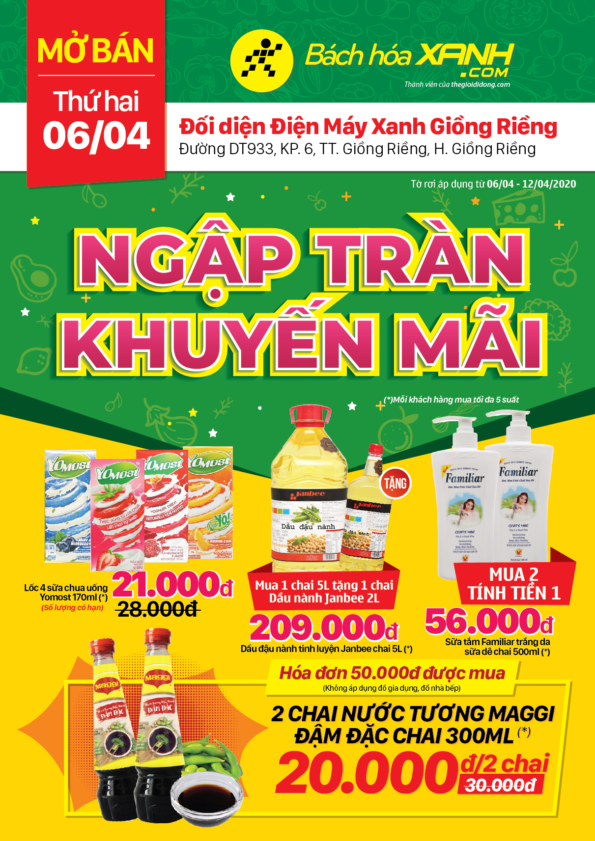 Cửa hàng Bách hoá XANH Thị Trấn Giồng Riềng