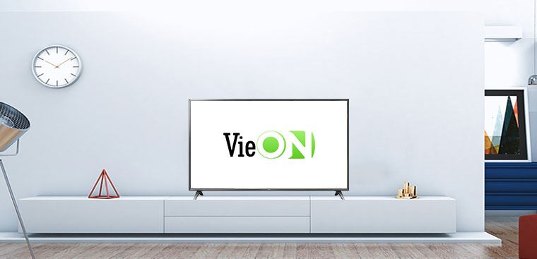 Mở gói truyền hình K+, TV show miễn phí trong VieON trên tivi Samsung