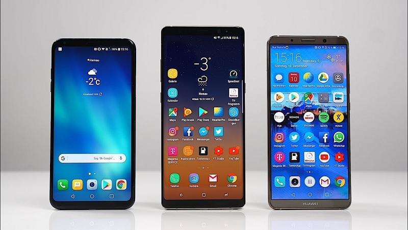 Mỗi hãng một giao diện riêng biệt Mỗi hãng một giao diện riêng biệt