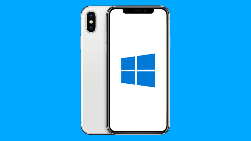 iPhone X chạy Windows 10 iPhone X chạy Windows 10