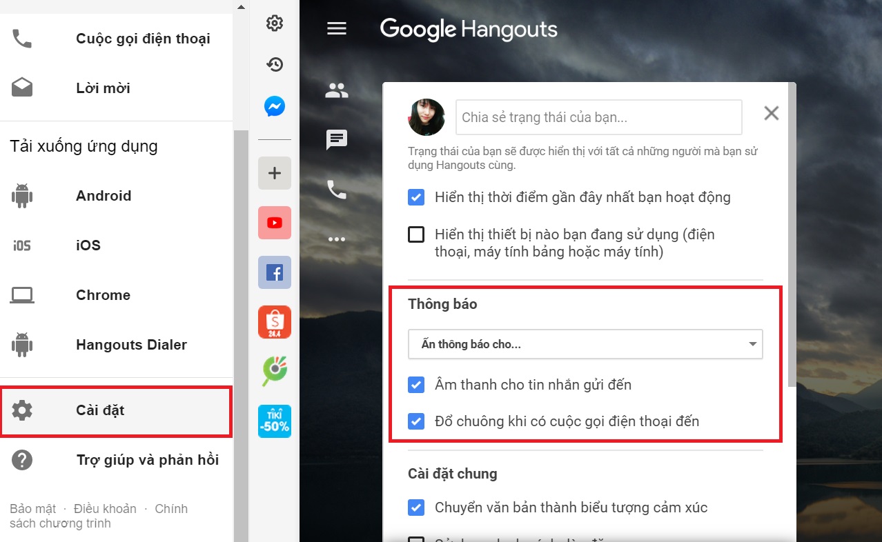 7 tùy chỉnh hữu ích trên Google Hangouts giúp bạn sử dụng hiệu quả hơn