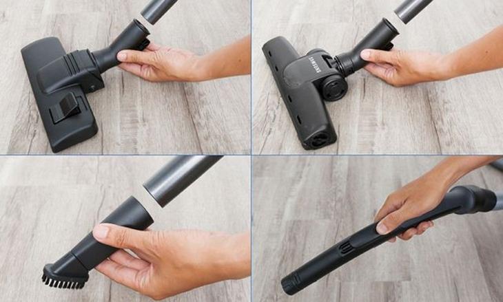 10 mẹo giúp máy hút bụi nhà bạn hoạt động hiệu quả hơn > Sử dụng đúng đầu hút và ống hút
