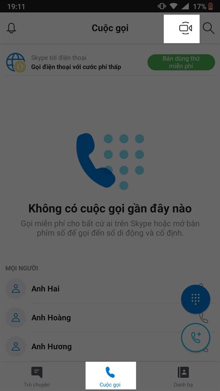 Trò chuyện với bạn bè với tính năng tạo cuộc họp trên Skype Trò chuyện với bạn bè với tính năng tạo cuộc họp trên Skype