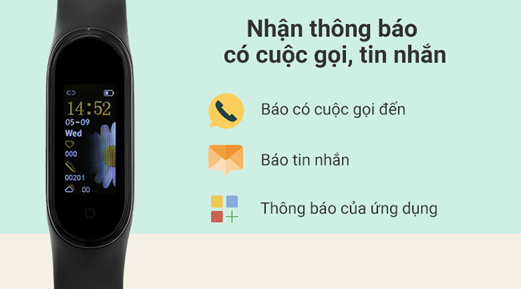 Nhận thông báo có cuộc gọi, tin nhắn