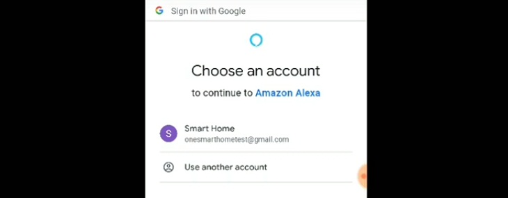 Cách xem và theo dõi camera an ninh trong nhà bằng màn hình thông minh Amazon Echo > liên kết tài khoản với Alexa