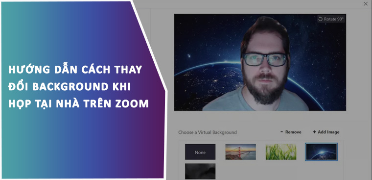 Cách ẩn đi căn phòng lộn xộn của bạn khi họp online qua Zoom