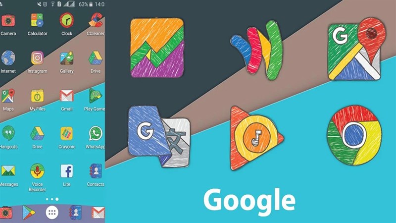 CRAYONIC ICON PACK