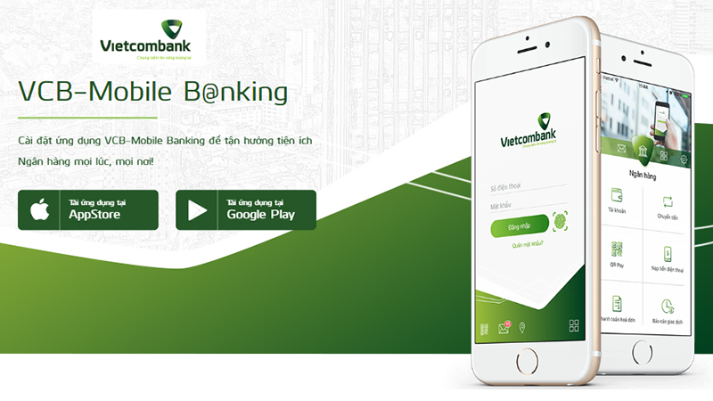 Ứng dụng VCB-Mobile B@nking Ứng dụng VCB-Mobile B@nking