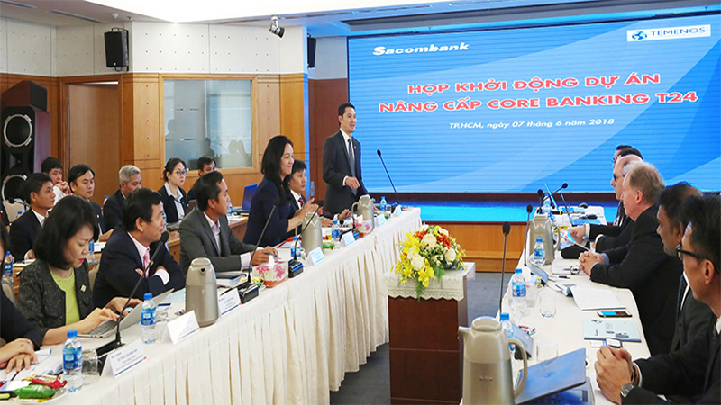 Sacombank khởi động dự án nâng cấp hệ thống core banking T24 lên phiên bản R17 Sacombank khởi động dự án nâng cấp hệ thống core banking T24 lên phiên bản R17