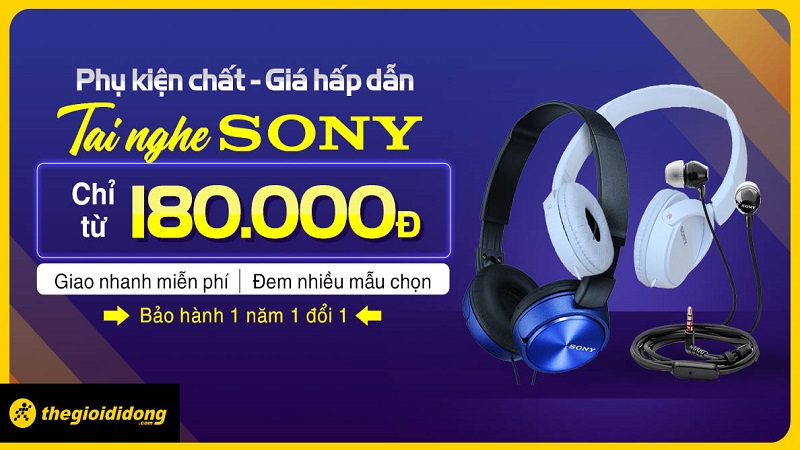 Tai nghe SONY khuyến mãi Tai nghe SONY khuyến mãi