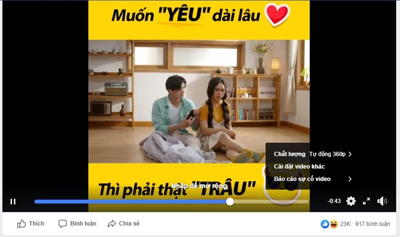 Mẹo xem Video chất lượng cao trên Facebook khi cáp biển bị cá mập cắn