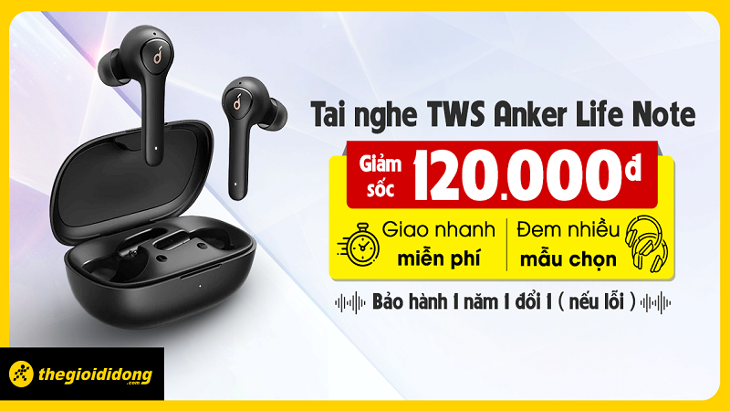 Khuyến mãi tai nghe Anker