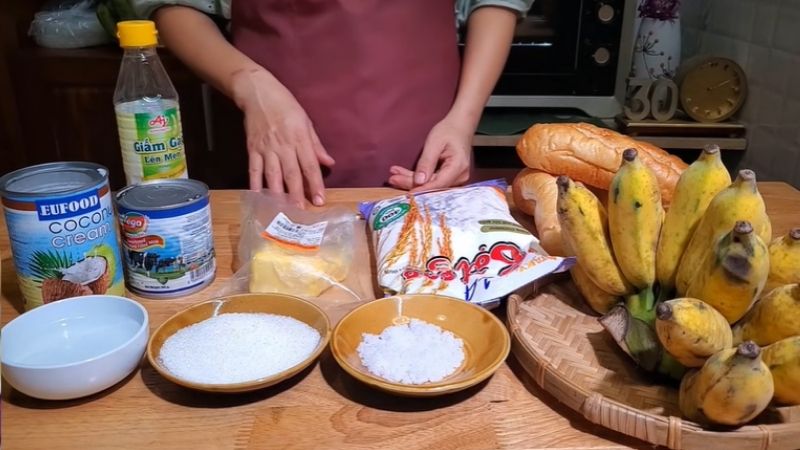 Cách làm bánh chuối nướng nước cốt dừa