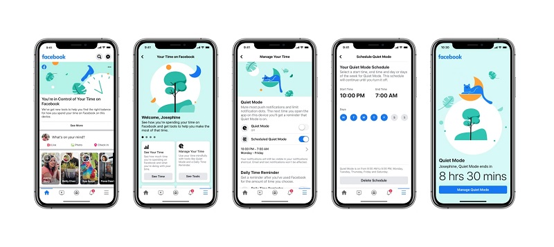 Facebook bổ sung tính năng Quiet Mode Facebook bổ sung tính năng Quiet Mode