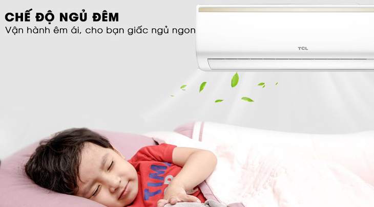 Chế độ ngủ ban đêm: Mang đến luồng không khí êm dịu