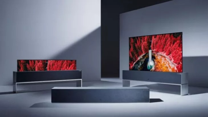 Tivi OLED có thể cuộn của LG