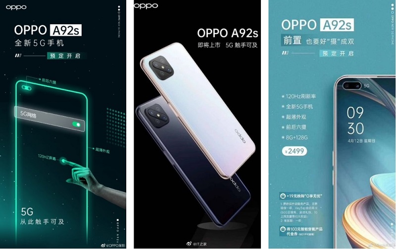 OPPO A92s bất ngờ xuất hiện trong poster quảng cáo mới