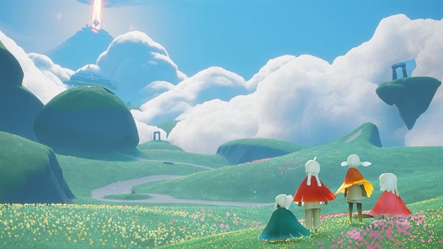Hình nền : Bầu trời, màu xanh da trời, bầu trời quang đãng, fantasy castle,  Lâu đài, anime sky 2048x1152 - sweetpotato1 - 2163677 - Hình nền đẹp hd -  WallHere