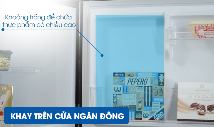Khay trên cửa ngăn đông