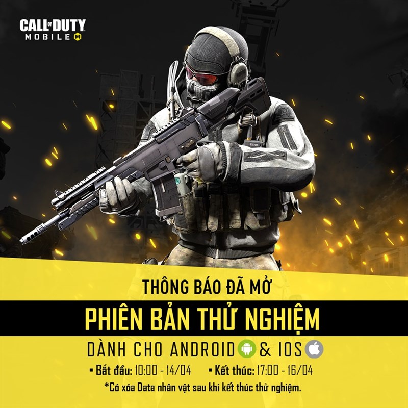 Call Of Duty: Mobile Phiên Bản Việt Hóa Thử Nghiệm Chính Thức Ra Mắt