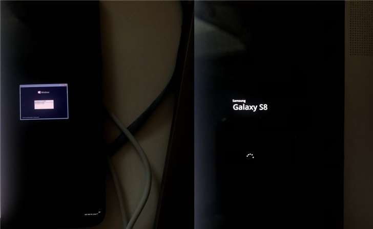 Samsung Galaxy S8 đã flash thành công hệ điều hành Windows 10 Samsung Galaxy S8 đã flash thành công hệ điều hành Windows 10