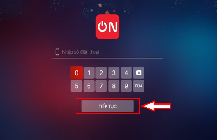 Hướng dẫn nhận quà tặng VTVcab ON trên tivi Sony > Hướng dẫn nhận quà tặng VTVcap ON trên tivi Sony