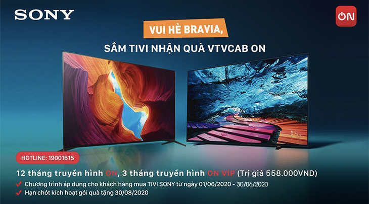 Hướng dẫn nhận quà tặng VTVcab ON trên tivi Sony > Hướng dẫn nhận quà tặng VTVcap ON trên tivi Sony