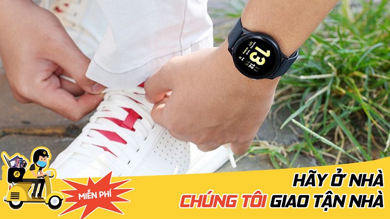 Samsung Galaxy Watch Active 2 40mm viền nhôm dây silicone đen