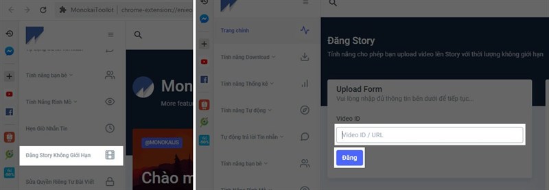 Mẹo đăng story không giới hạn thời lượng và tải về story của bạn bè trên Facebook