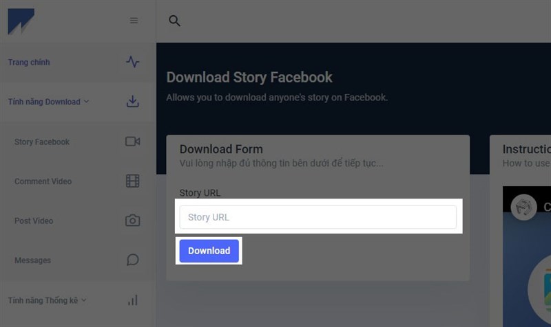 Mẹo đăng story không giới hạn thời lượng và tải về story của bạn bè trên Facebook
