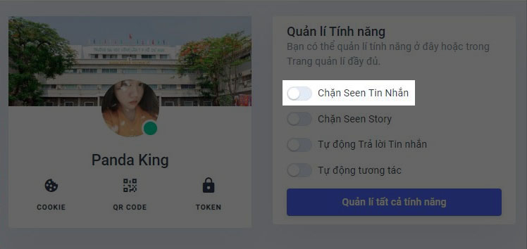 Mẹo chặn seen và hẹn giờ gửi tin nhắn trên Facebook với công cụ MonokaiToolkit