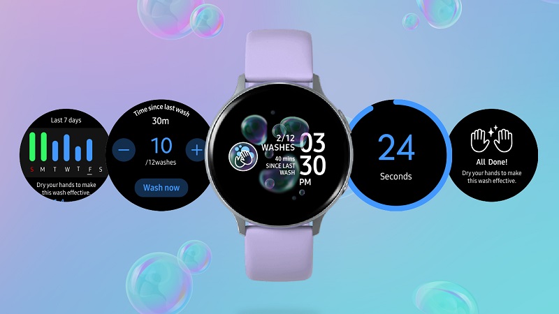 Samsung phát hành ứng dụng Hand Wash cho người dùng các thiết bị Galaxy Watch