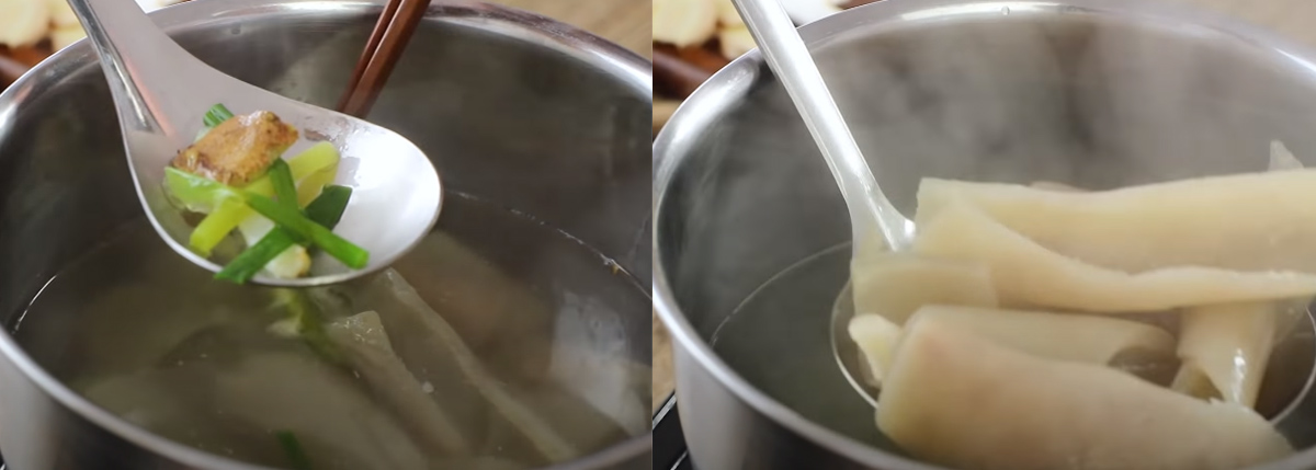 Bước 1 Làm thạch súp Bánh Xiao Long Bao - Tiểu long bao