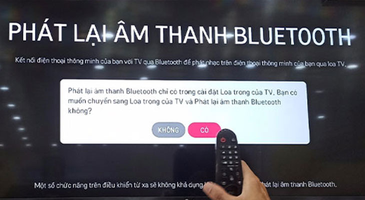 Đánh giá smart tivi lg 4k dòng UM7400PTA - tắt màn hình nghe nhạc