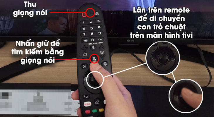 Remote tivi LG 4K UM7400PTA