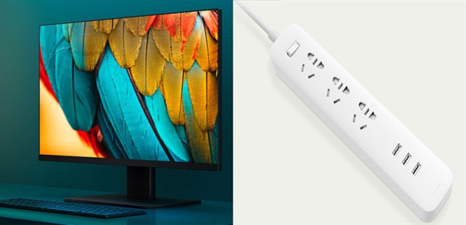 Xiaomi ra mắt màn hình Mi Display 1A và ổ cắm thông minh Mijia 27W Fast Charge
